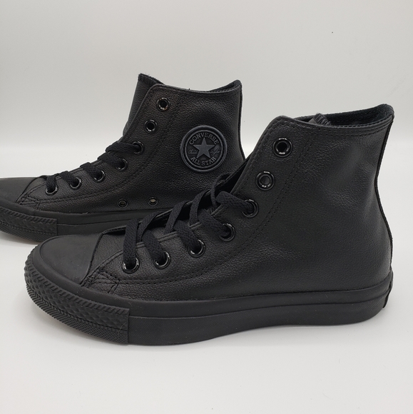 converse hi mono black